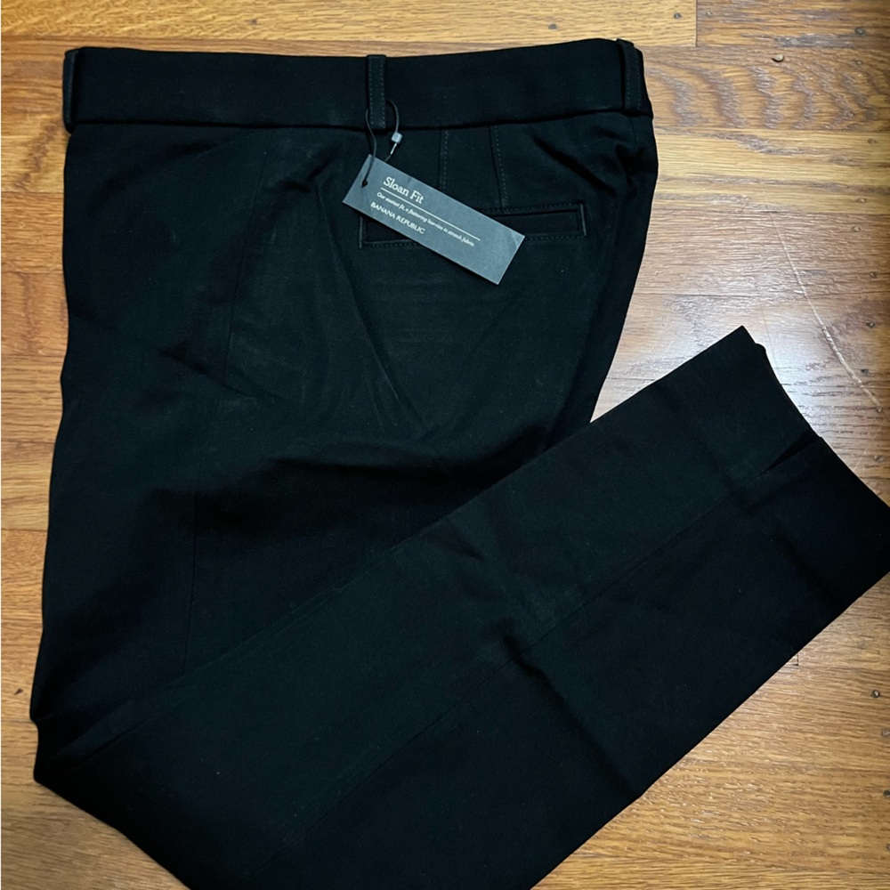 🆕 Banana Republic Black Sloan Fit Trousers